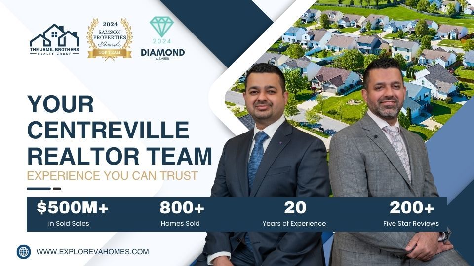 Beautiful Centreville VA home represented by top realtors Jamil Brothers Realty Group