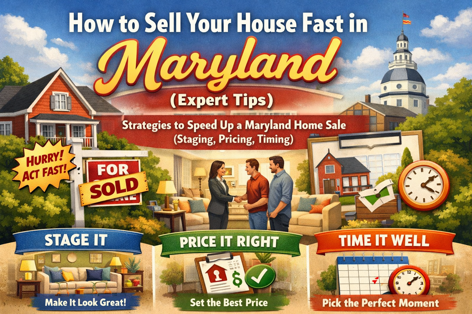How to sell your house fast in Maryland - expert tips and strategies
