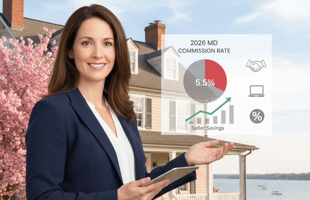 Average realtor commission rates in Maryland 2026