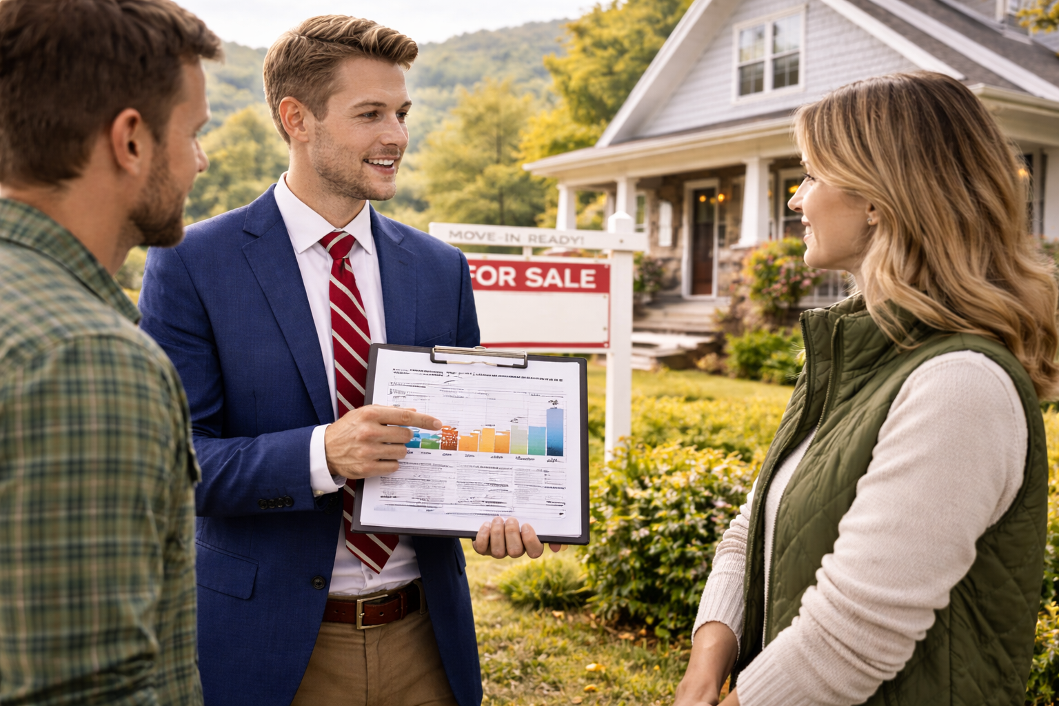 Cost to sell a house in West Virginia showing seller expenses including realtor commission, closing costs, and transfer tax