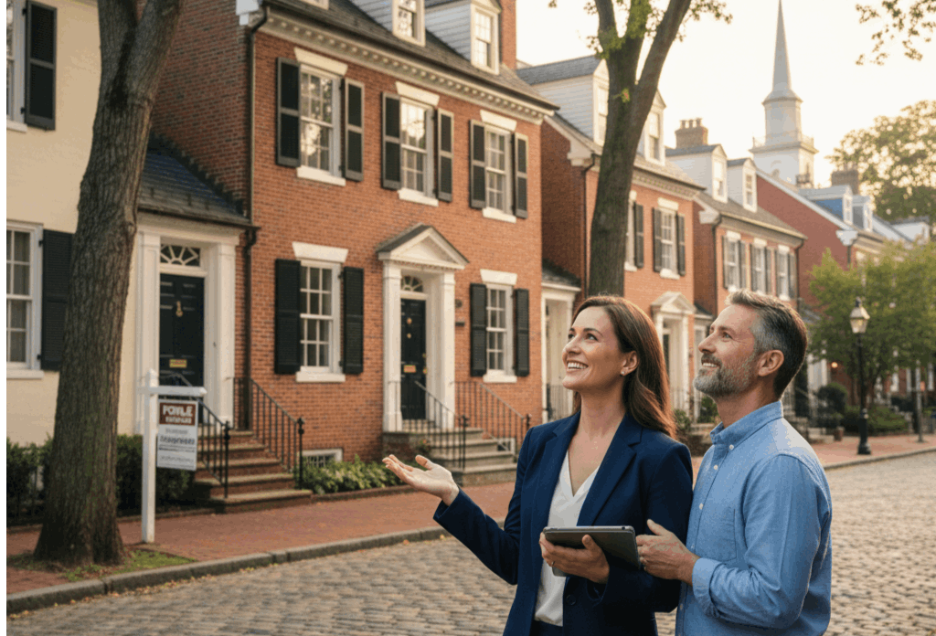 Selling a house in Alexandria, VA — neighborhood streetscape