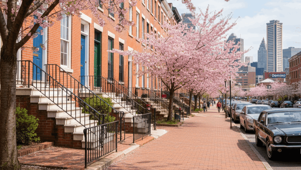 Baltimore real estate market trends 2026 – city skyline and neighborhood homes