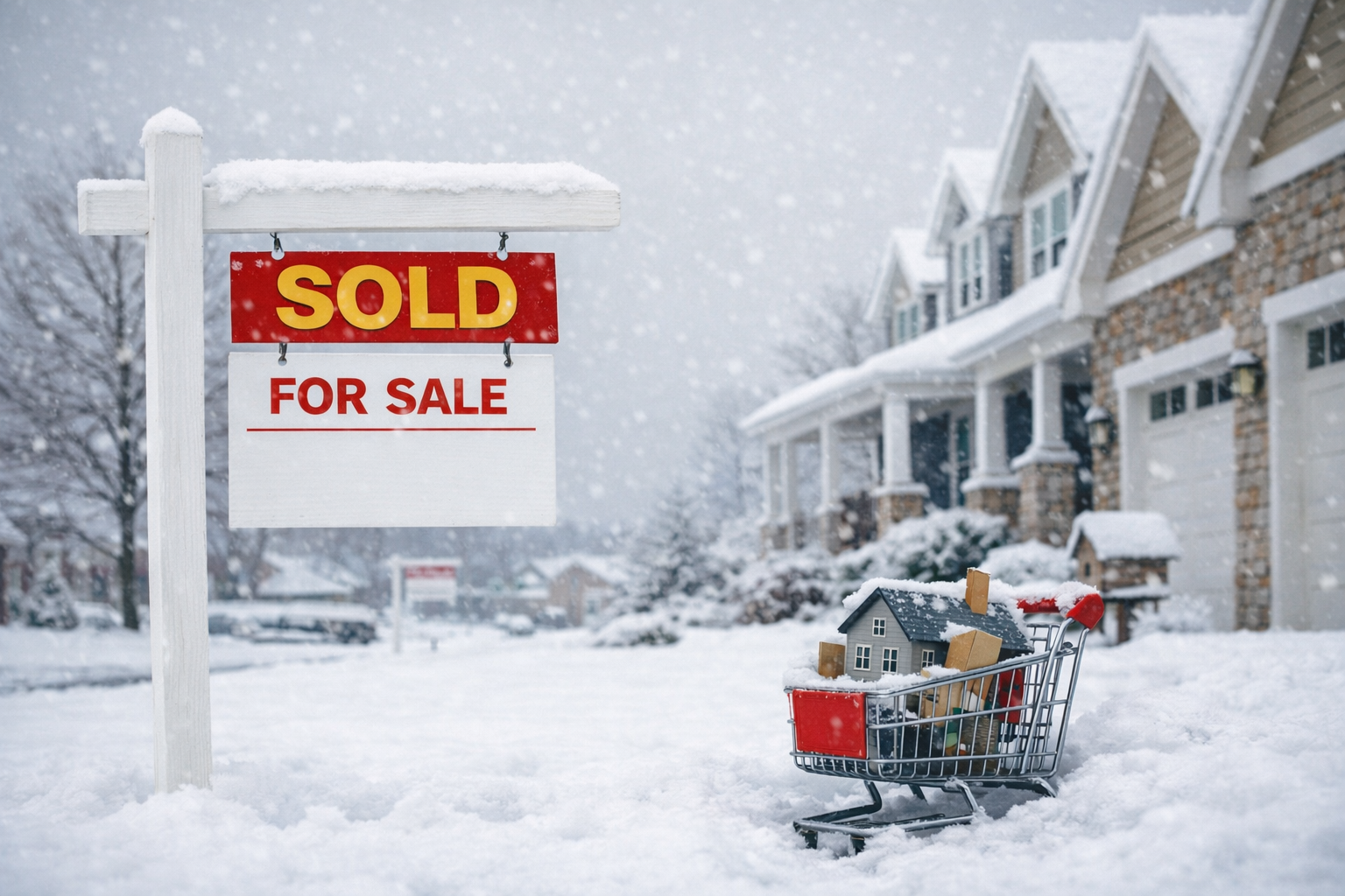 Housing inventory chart showing low supply levels in the DMV real estate market February 2025