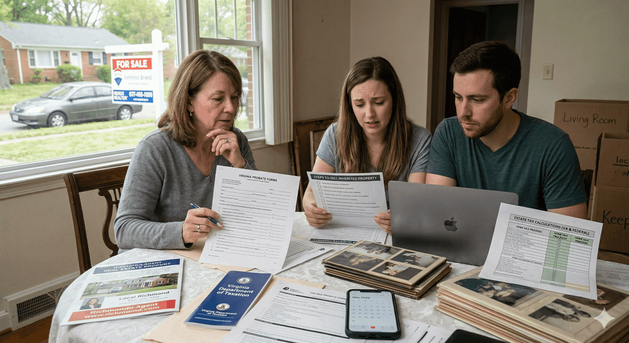 Selling an inherited house in Virginia — probate, taxes, and step-by-step guide 2026