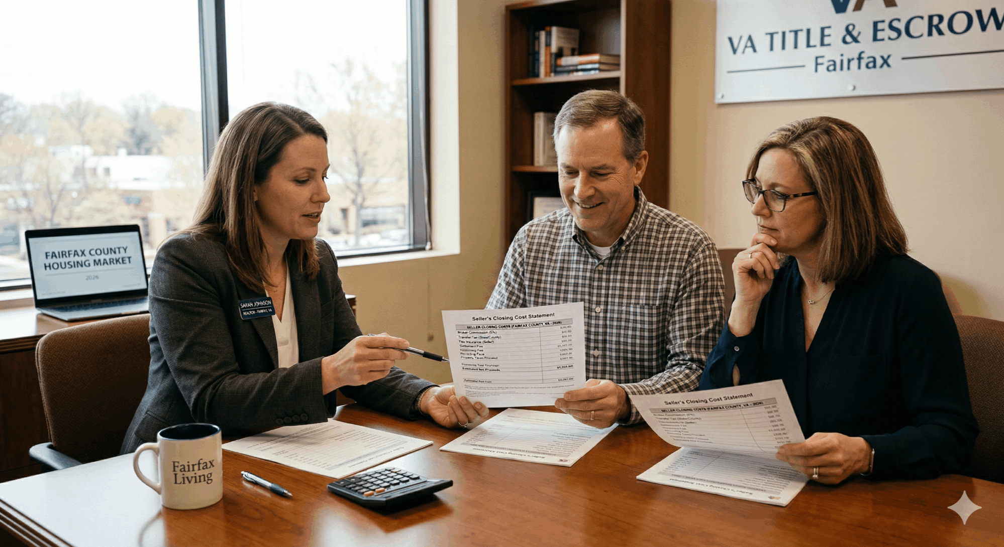 Seller closing costs in Fairfax County Virginia — 2026 complete guide