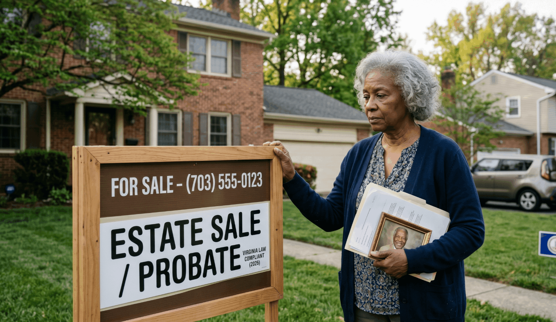 Selling a house after the death of a spouse in Virginia