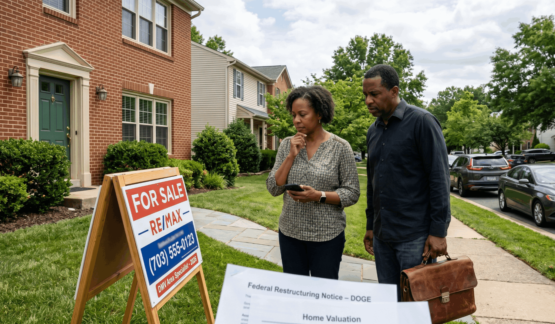 DMV homeowner navigating the decision to sell during federal layoffs and DOGE restructuring in 2026