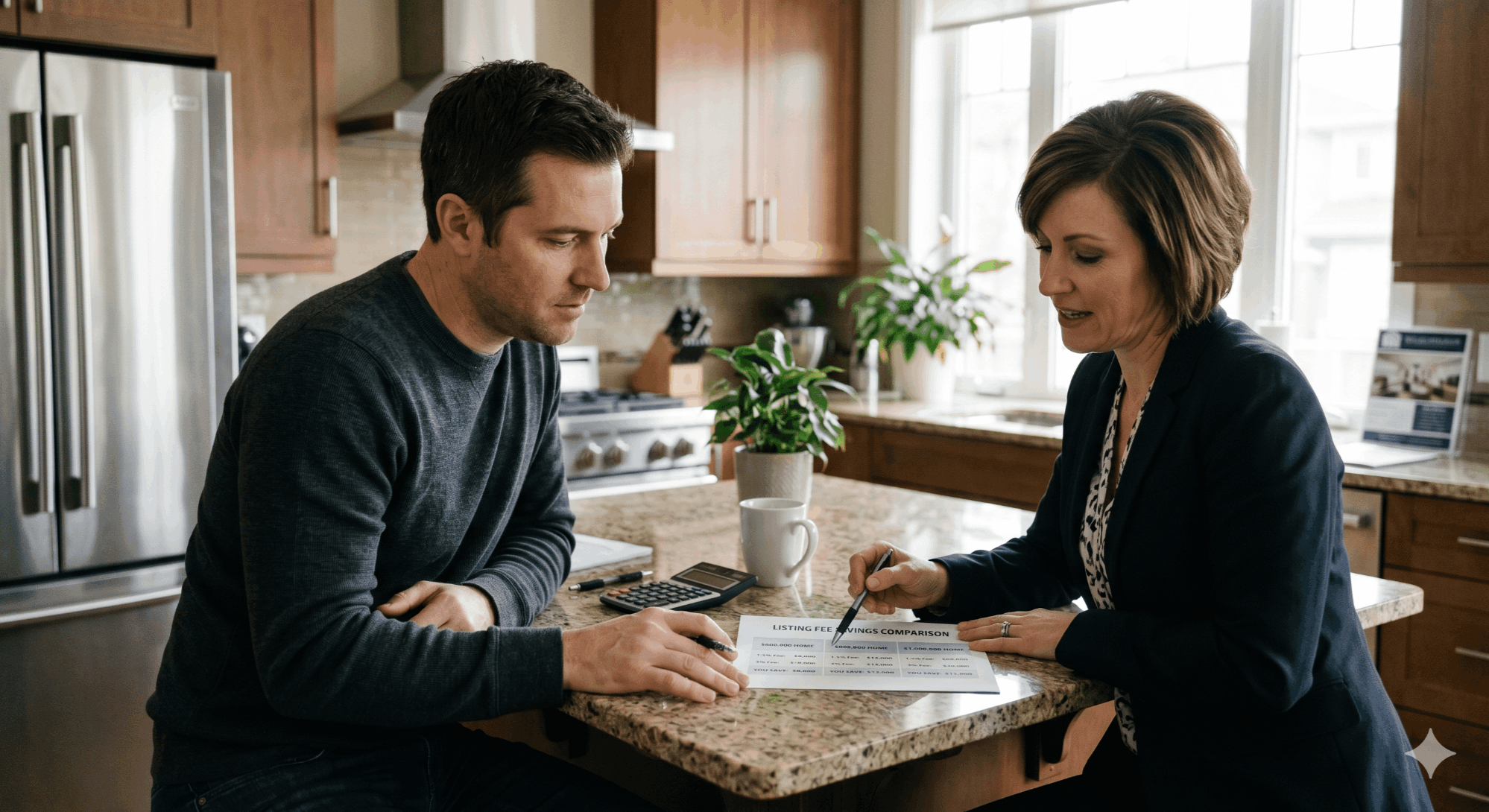 1.5% vs 3% listing fee savings comparison — The Jamil Brothers Realty Group