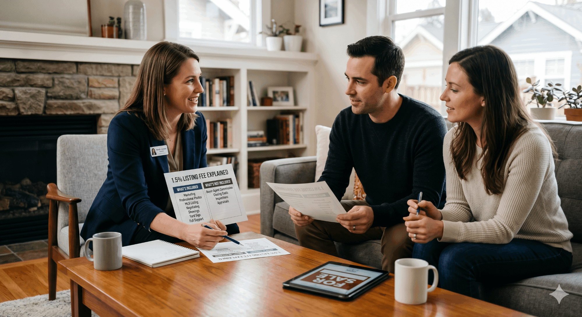 1.5 percent listing fee explained — what's included and what's separate