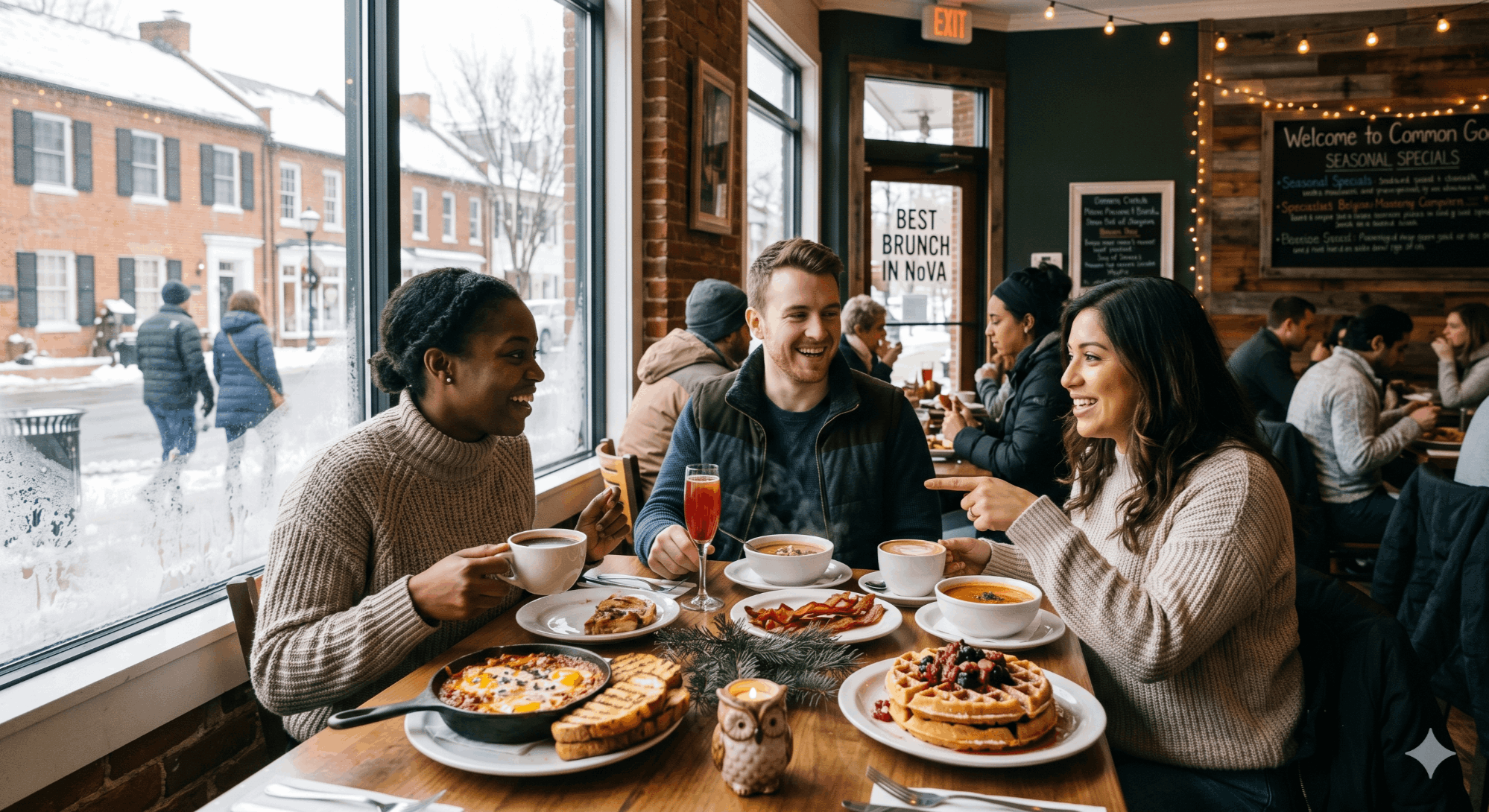 Best winter brunch spots in Northern Virginia — cozy DMV restaurants in Fairfax, Loudoun, Arlington, and Alexandria