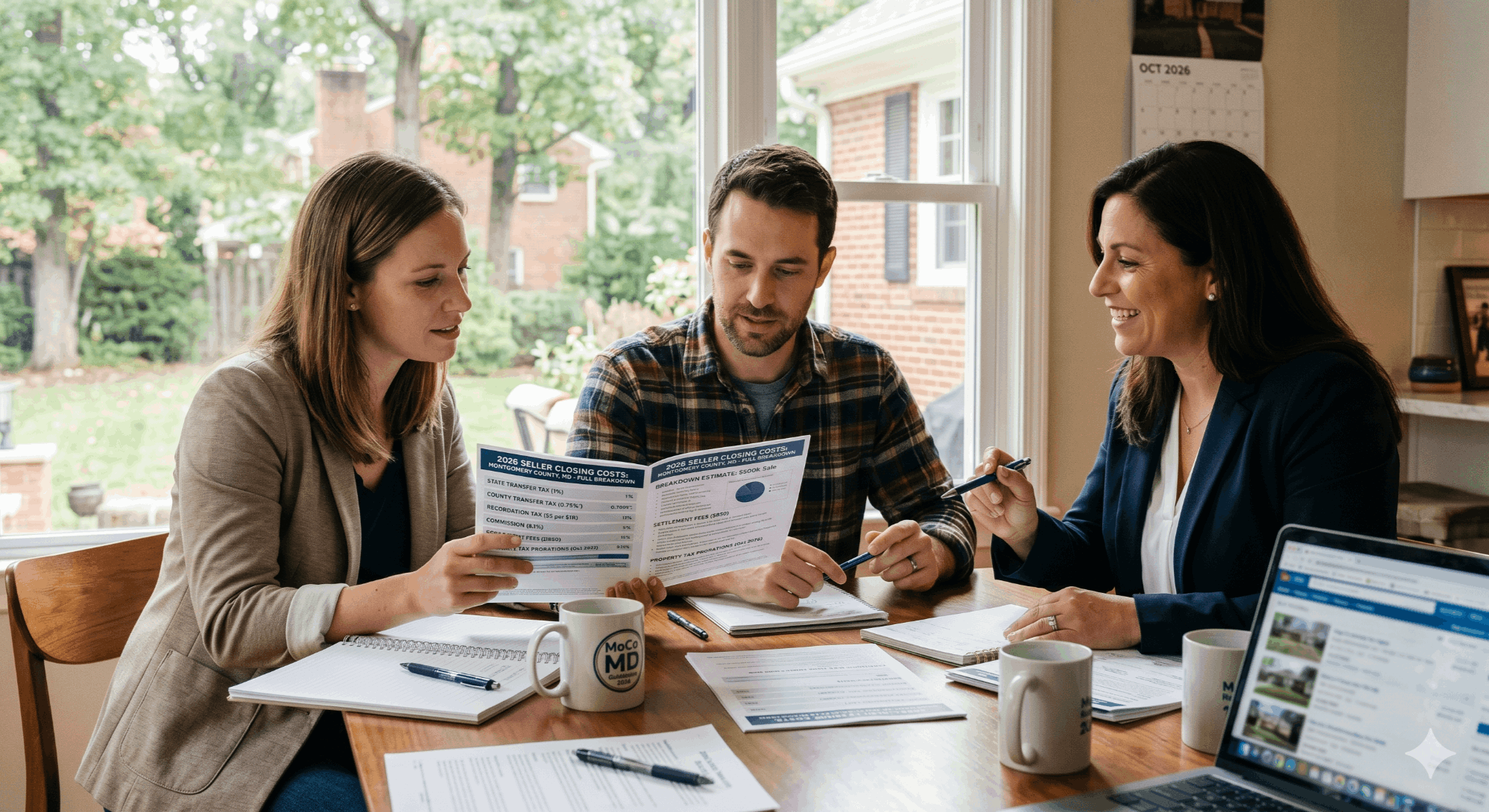 Seller closing costs in Montgomery County MD — 2026 breakdown