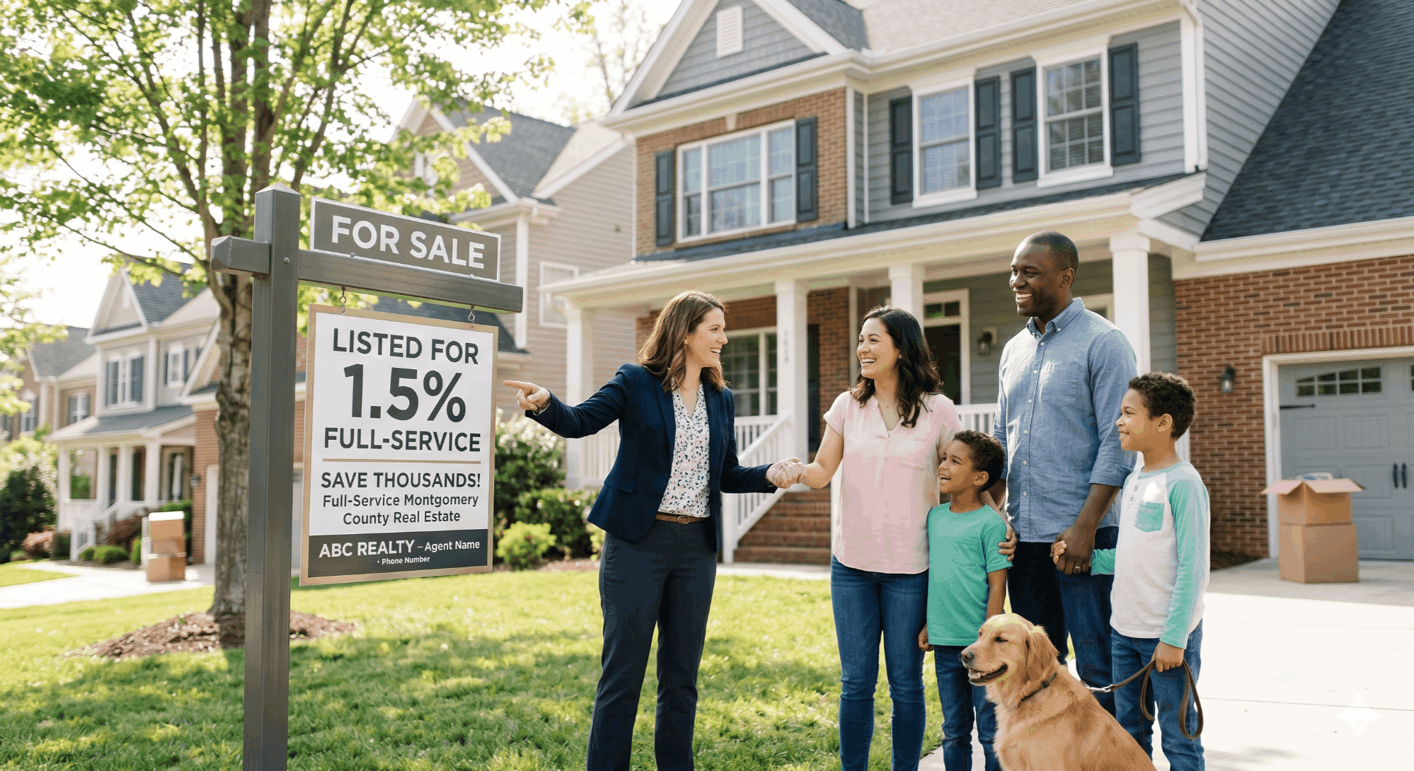 1.5% full-service listing program in Montgomery County Maryland