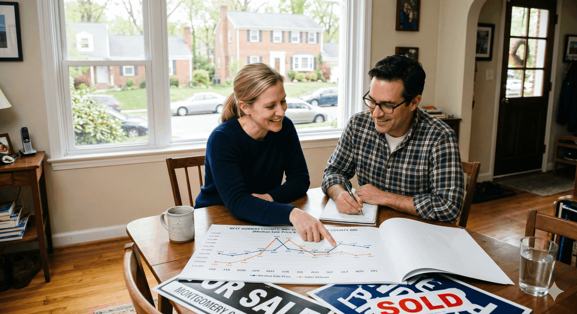 Best time to sell a house in Montgomery County MD - month by month data