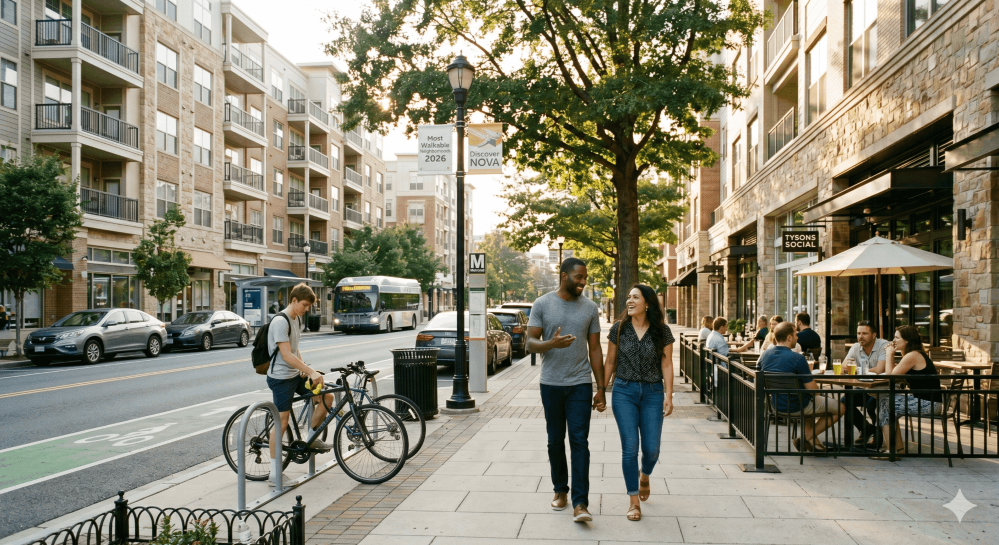 Most walkable neighborhoods in Northern Virginia 2026