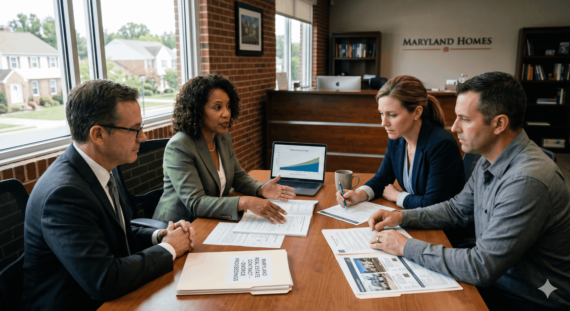 Selling a home during a divorce in Maryland