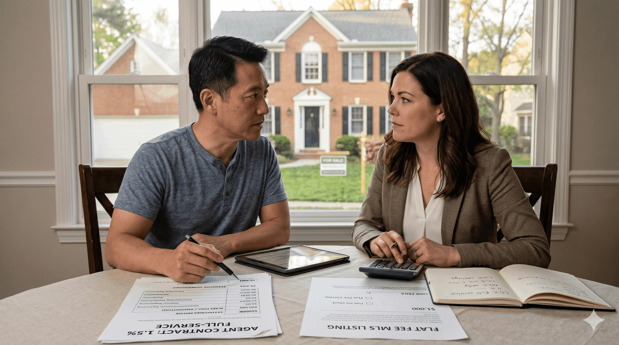 Flat Fee MLS vs 1.5% Full-Service Agent comparison in Maryland