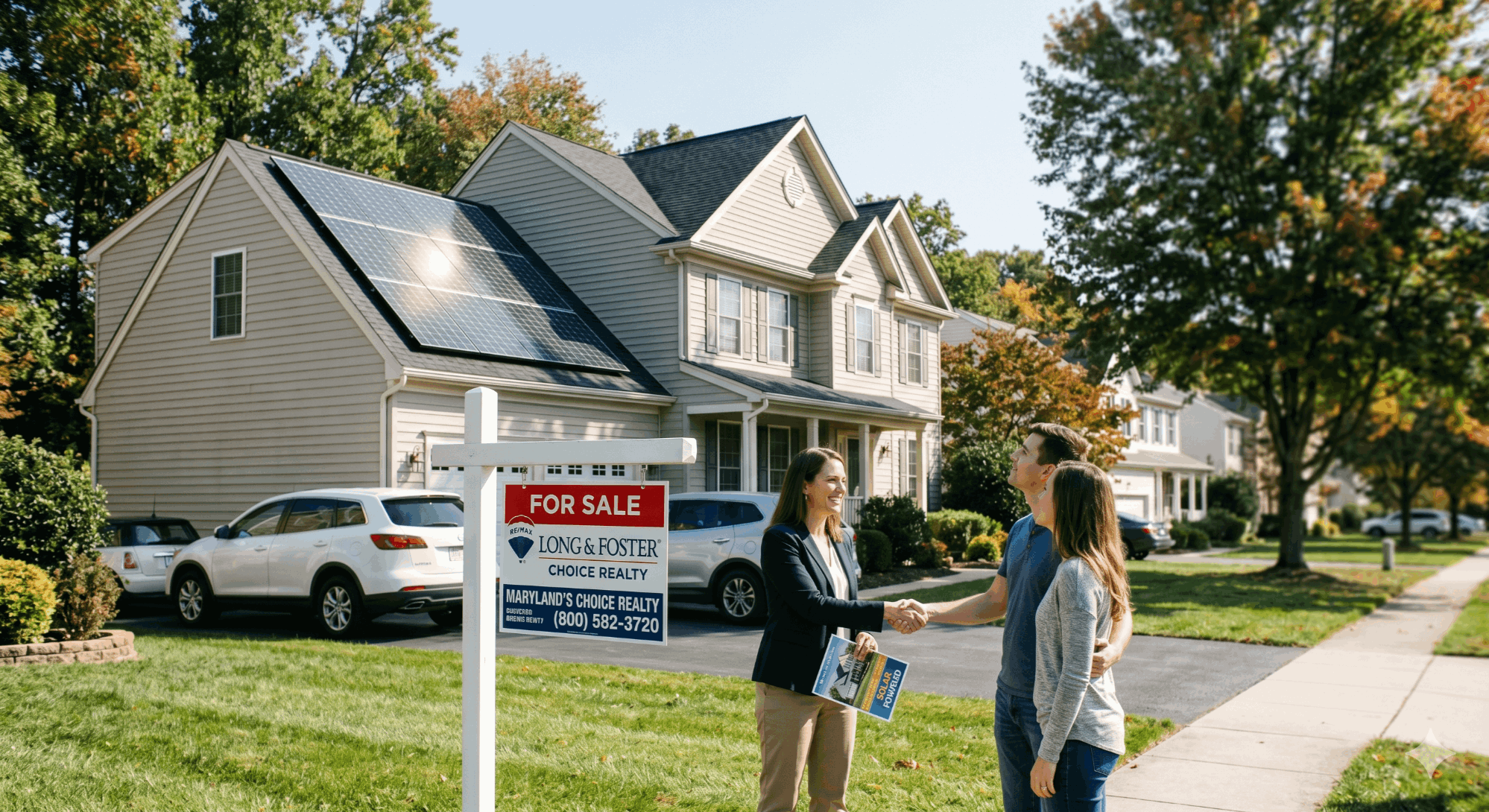 Maryland home with rooftop solar panels — selling guide