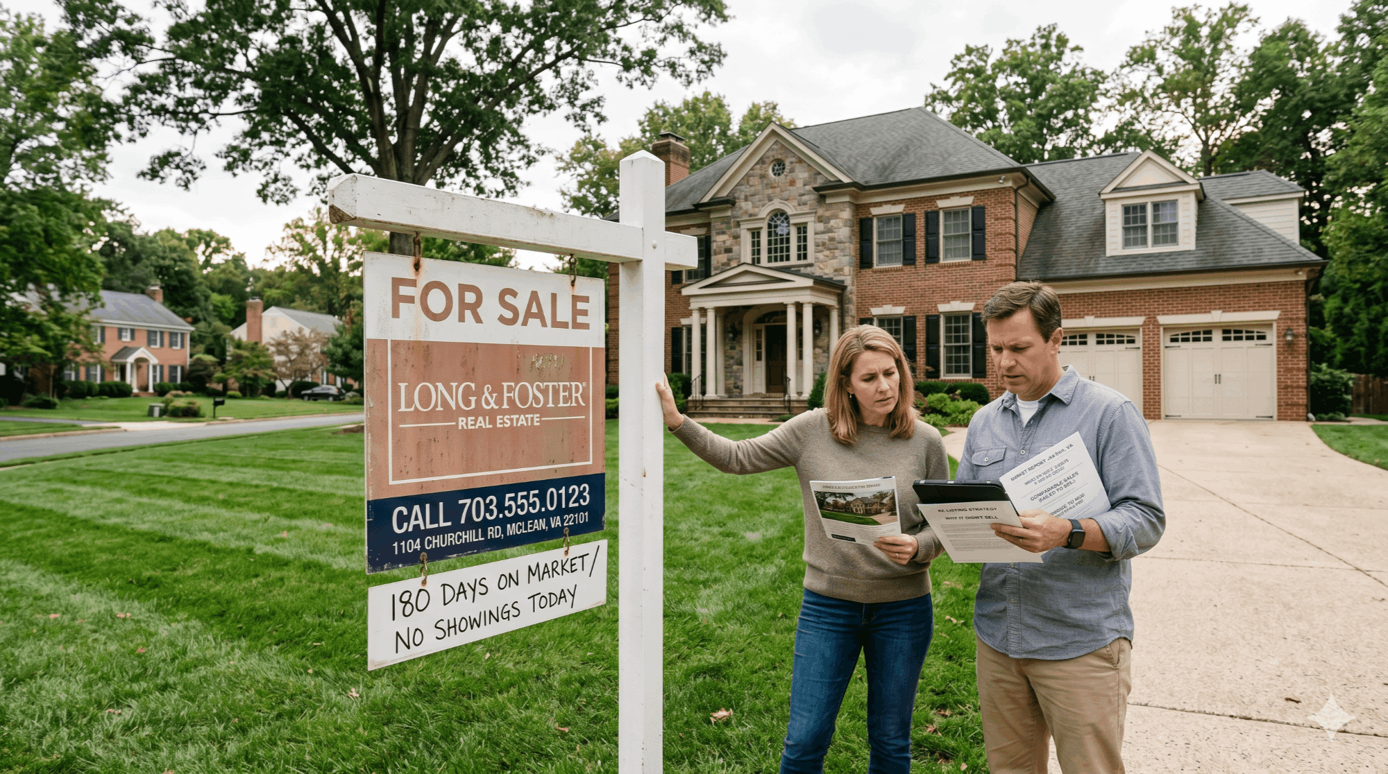 McLean VA luxury home re-listing strategy