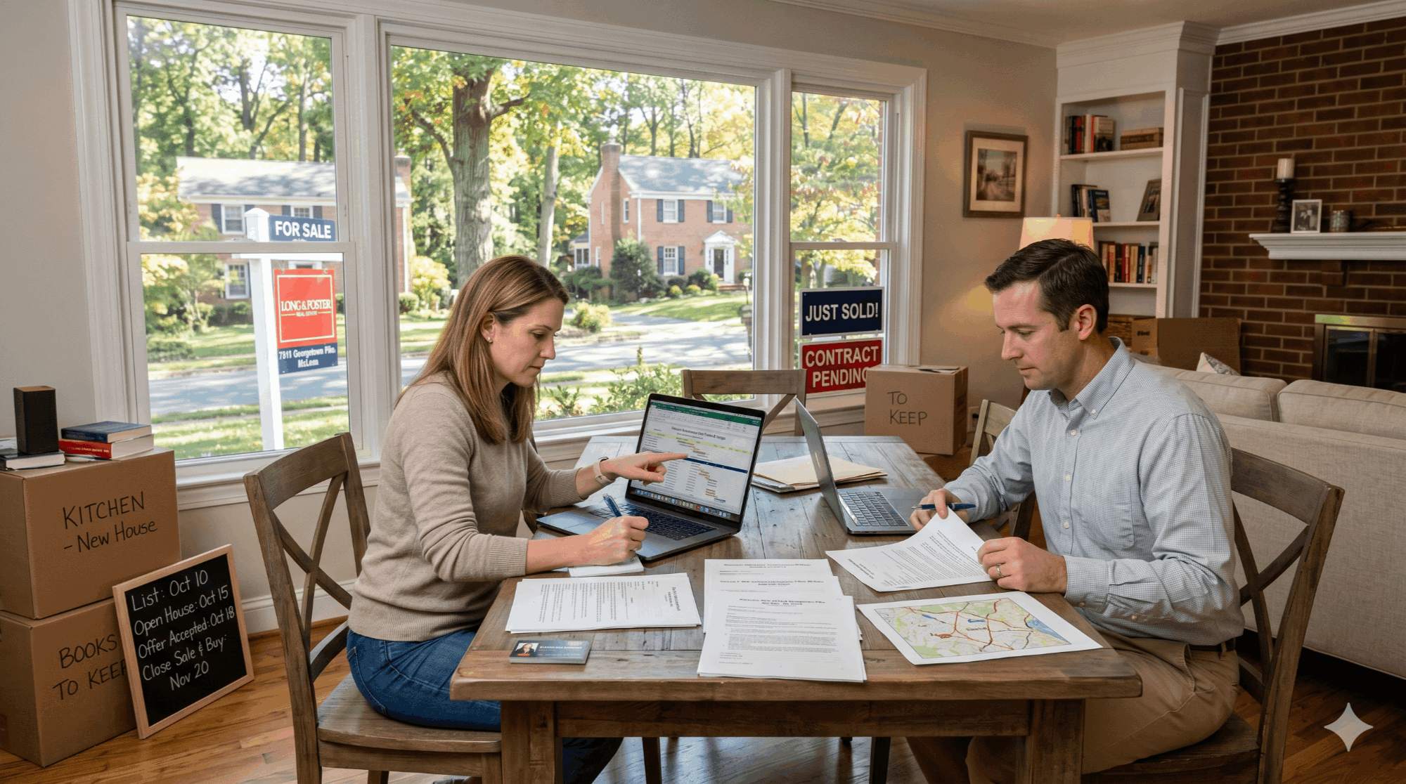 How to sell and buy a home at the same time in McLean, Virginia