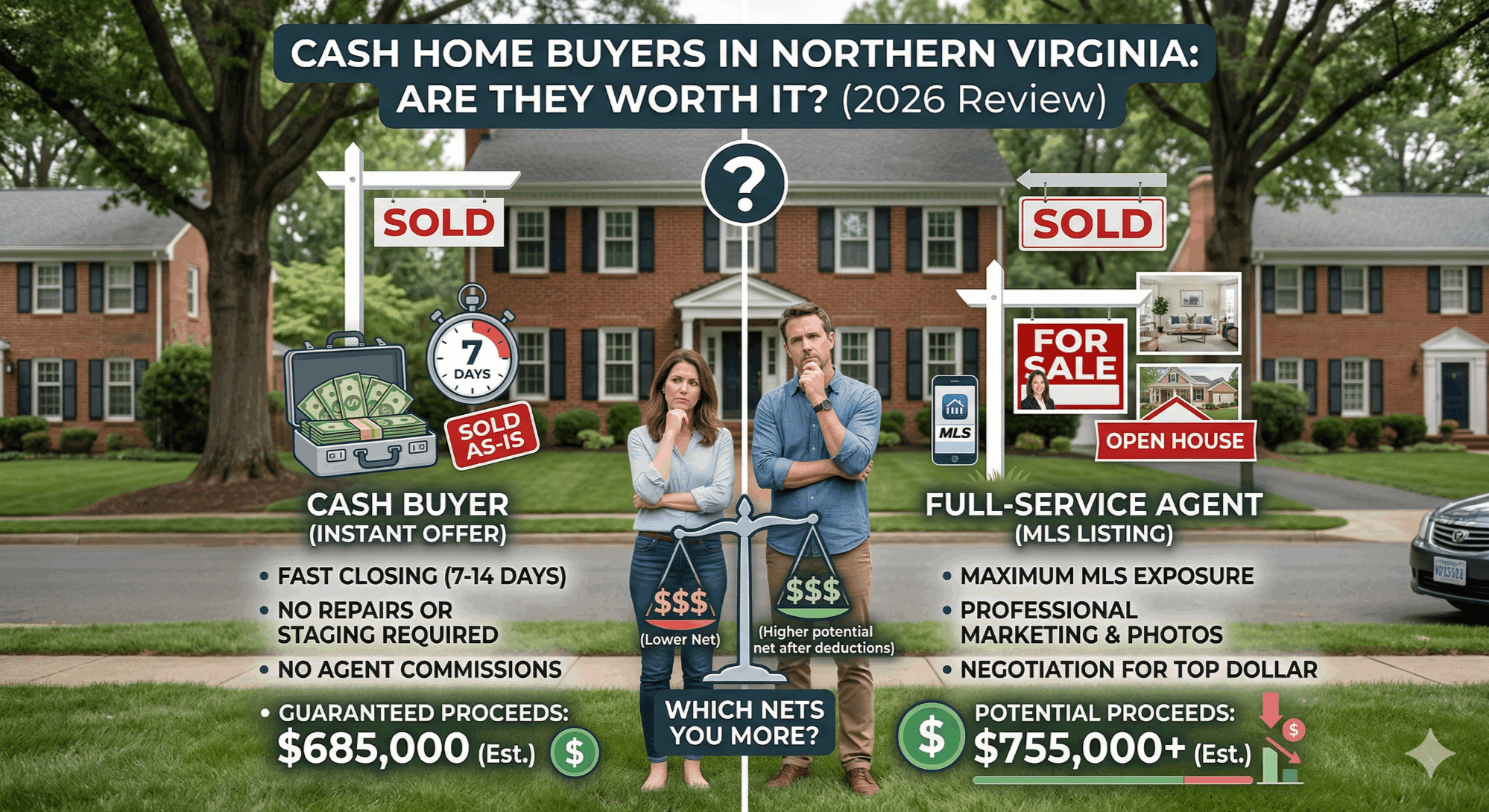 Cash home buyers in Northern Virginia — is a cash offer worth it?