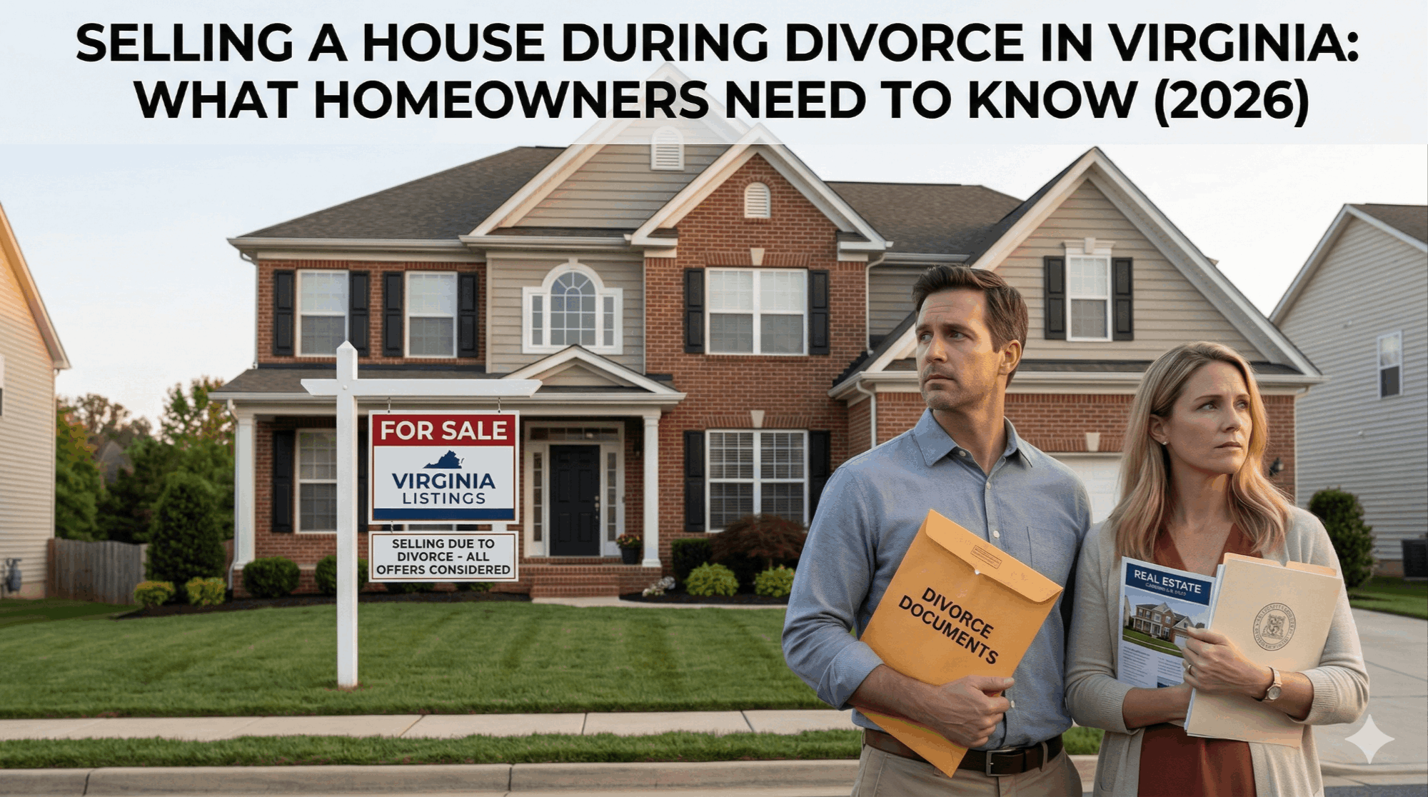 Selling a house during divorce in Virginia — Jamil Brothers Realty Group