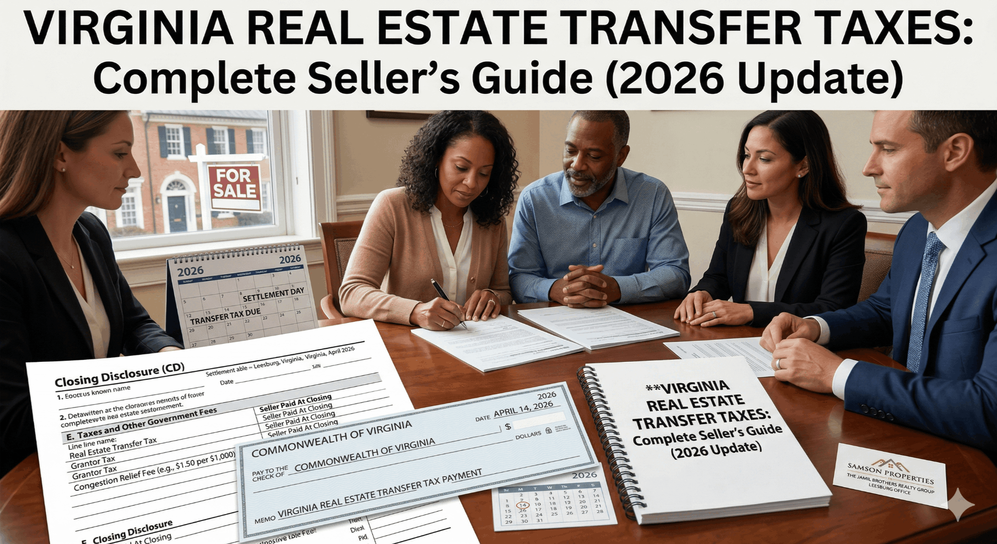 Virginia real estate transfer taxes seller guide 2026