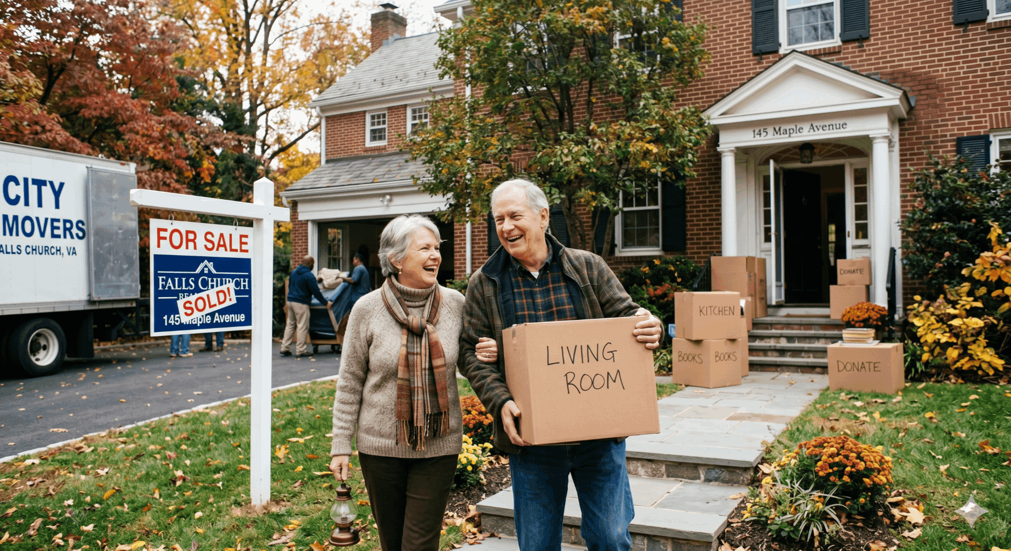 Downsizing in Falls Church VA — selling a larger home to move to something smaller