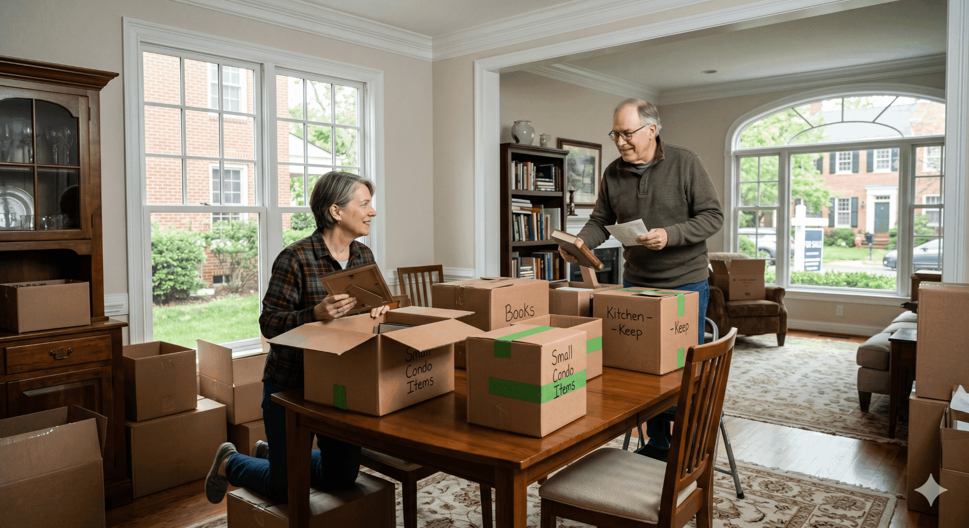 Downsizing in Alexandria, VA — selling a larger home and moving to something smaller