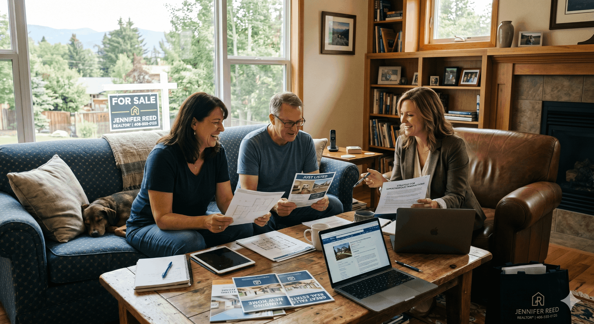 Selling and buying a home at the same time in Great Falls, Virginia