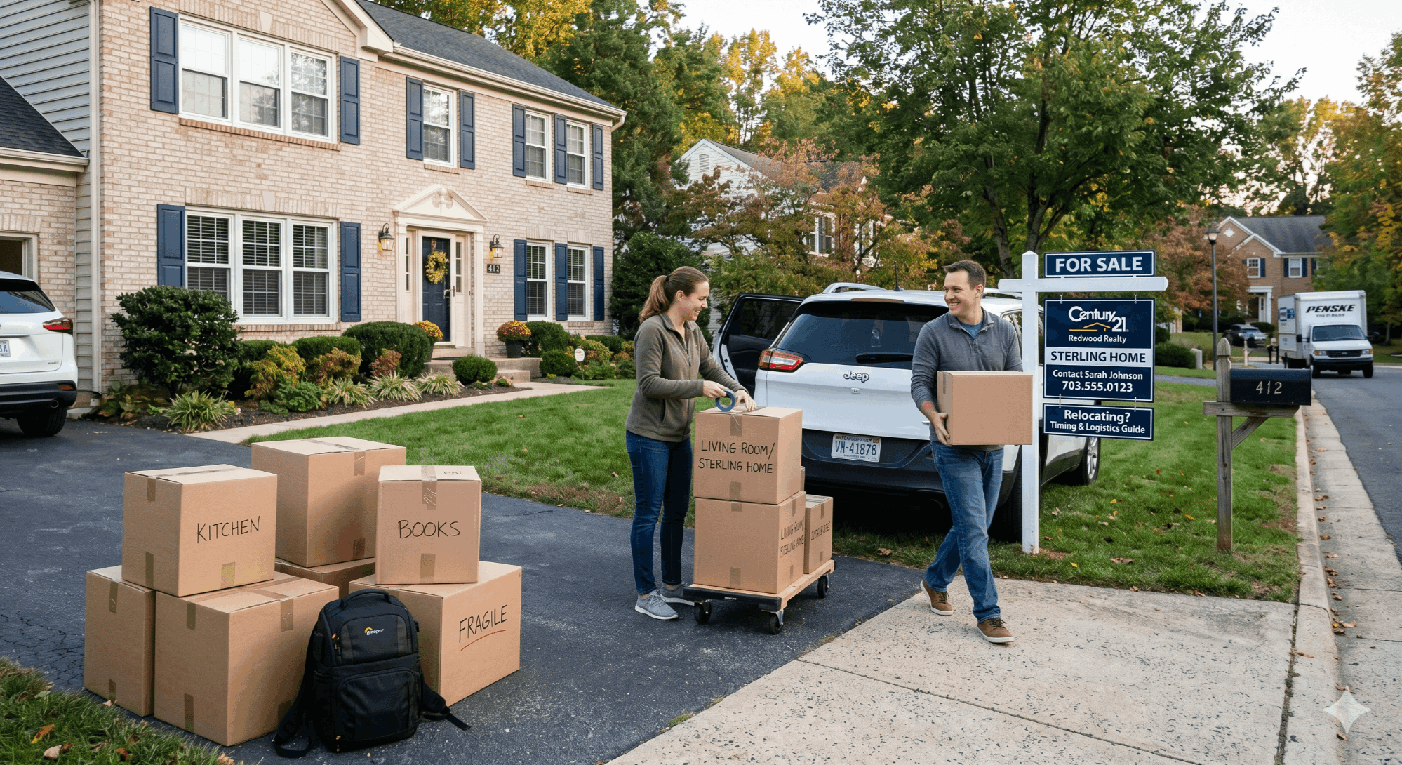 Selling a Sterling, Virginia home during a relocation — timing, logistics, and net-proceeds guide for Loudoun County sellers