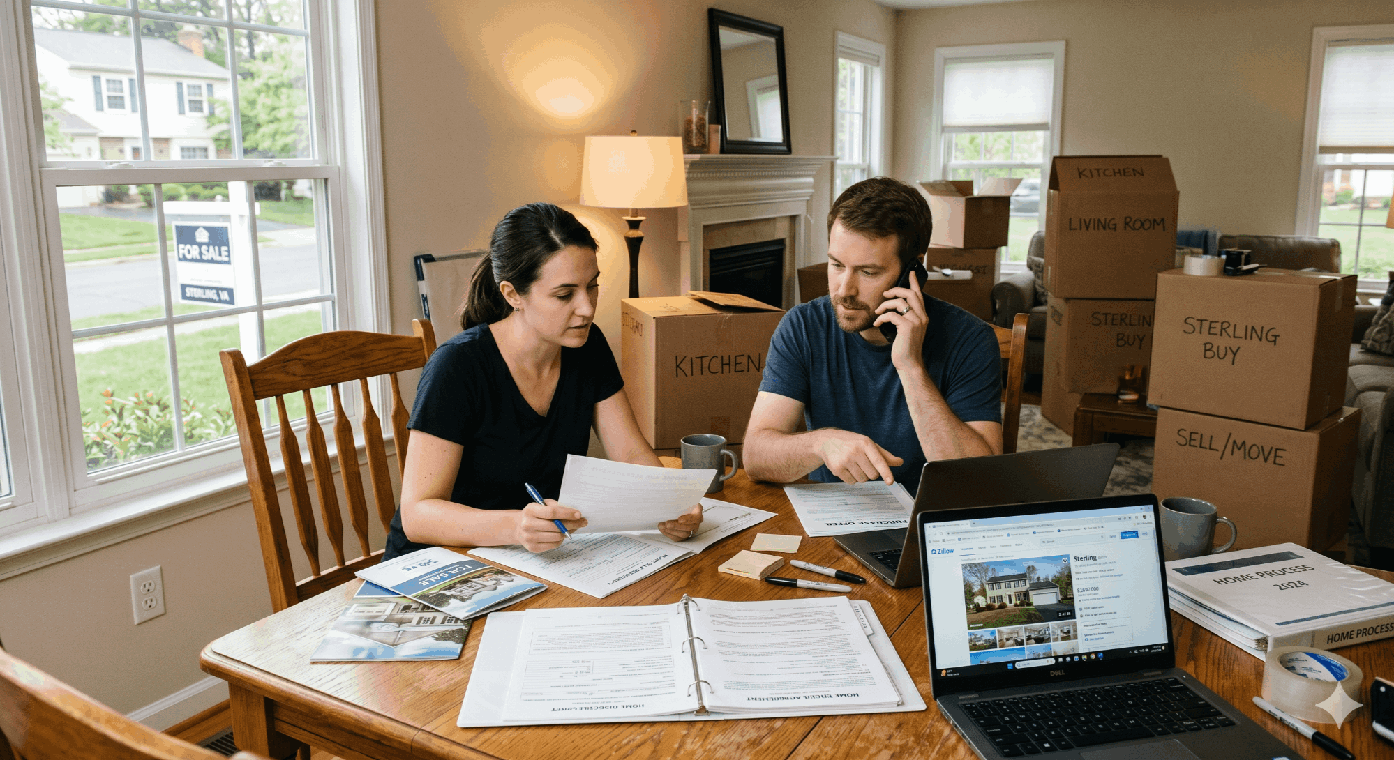 How to sell and buy a home at the same time in Sterling, Virginia