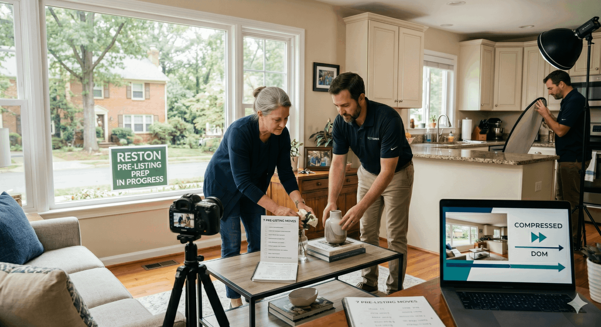Reston VA home prepared for fast sale with pre-listing strategy