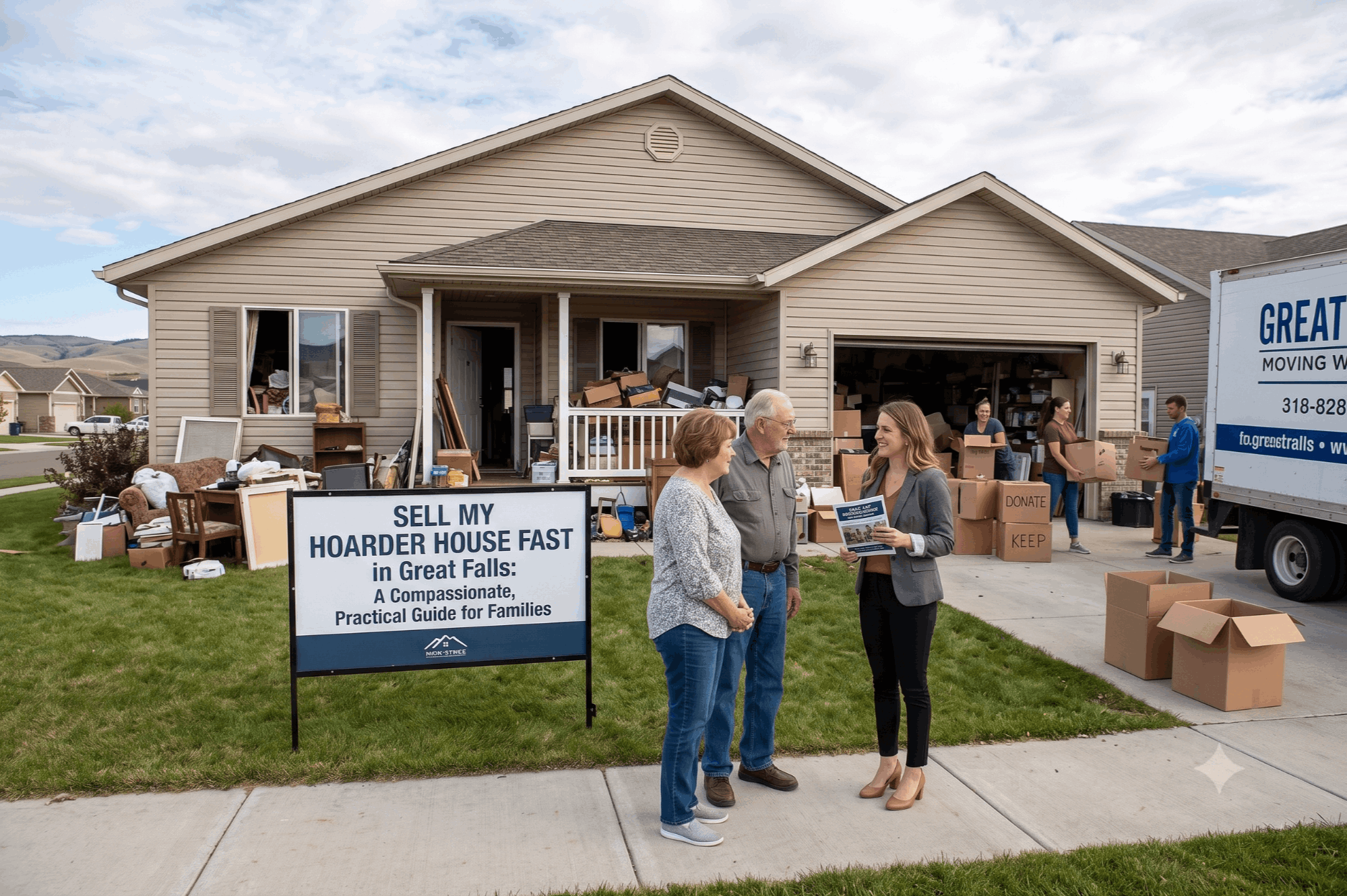 Sell a hoarder house fast in Great Falls VA — compassionate, as-is home sale guidance from The Jamil Brothers Realty Group
