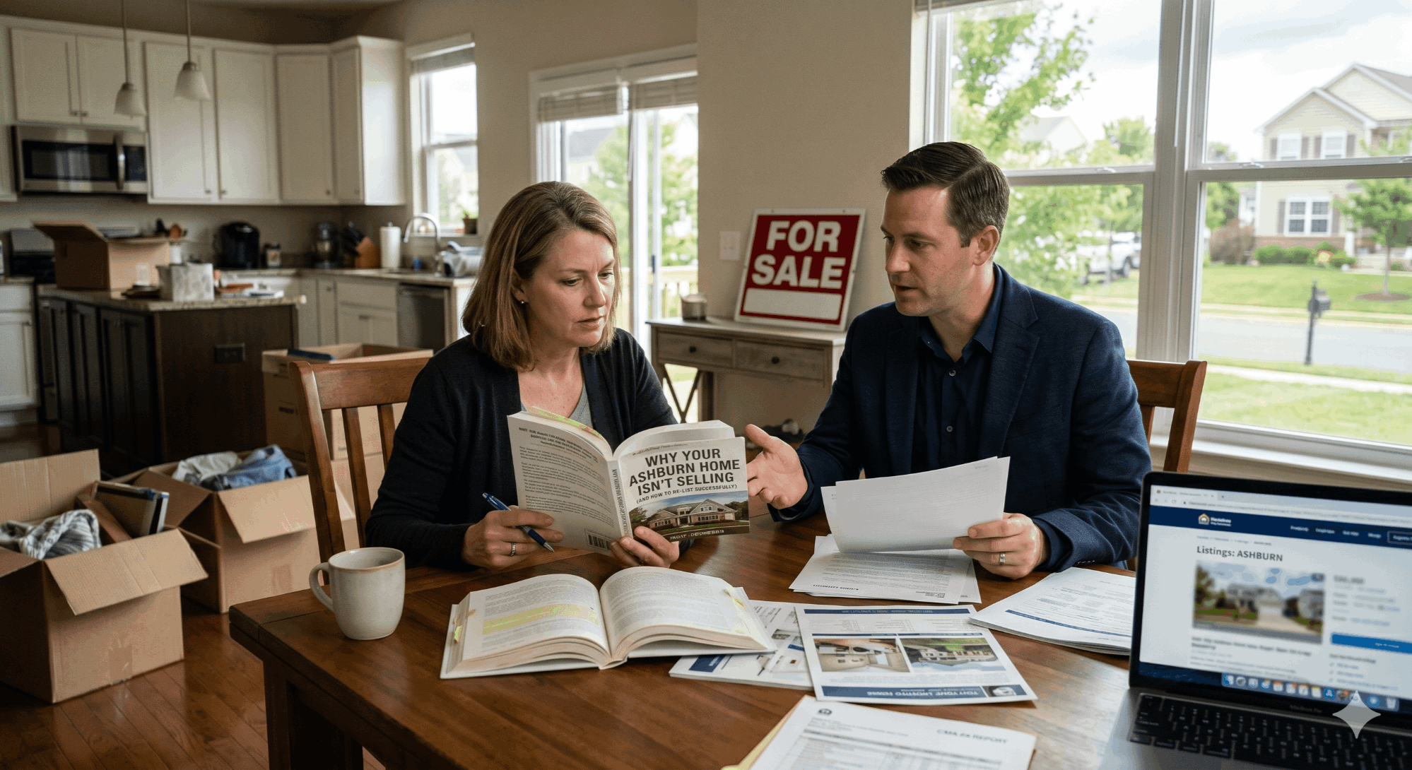 Why your Ashburn home isn't selling — re-list strategy guide from The Jamil Brothers Realty Group