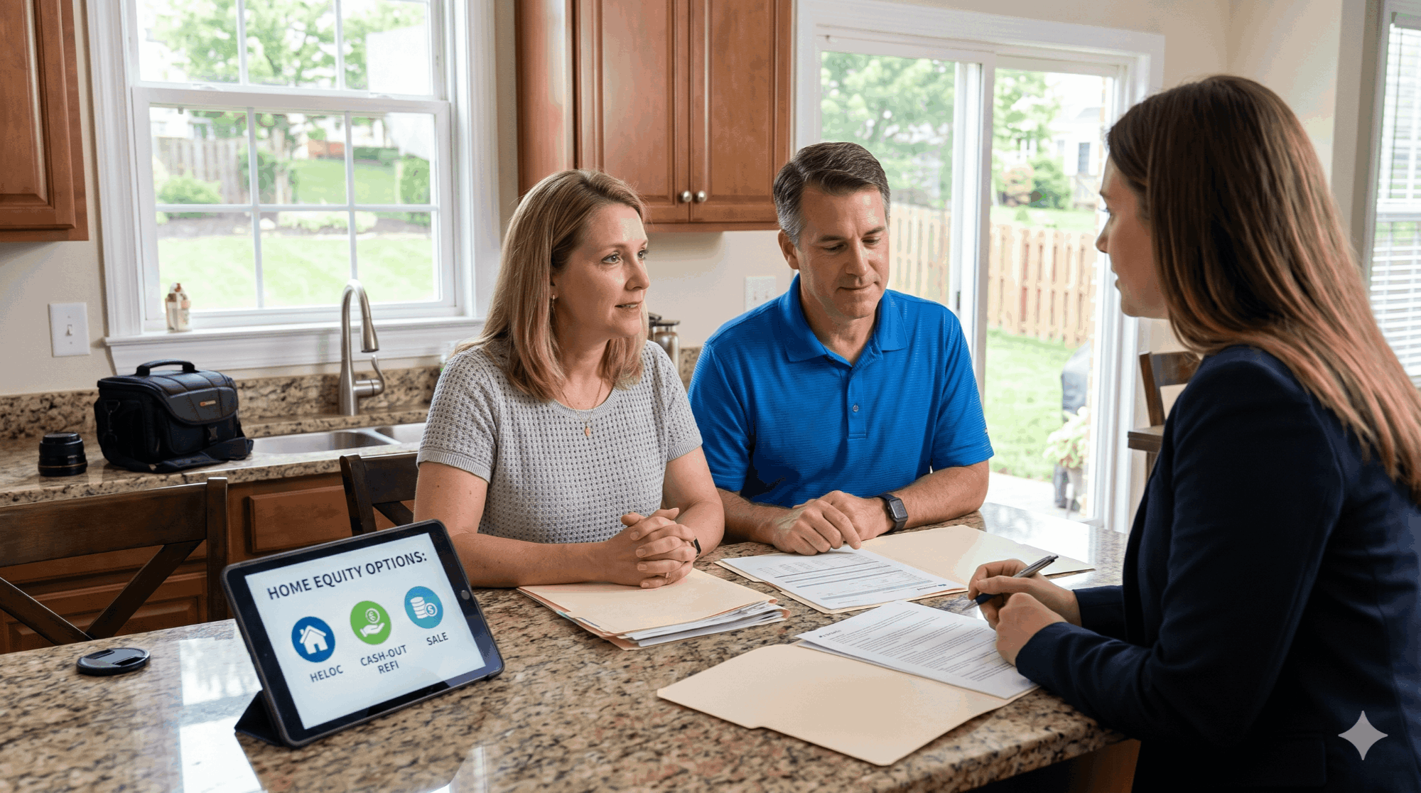 Tapping into home equity in Leesburg, VA — HELOC, cash-out refinance, or sell