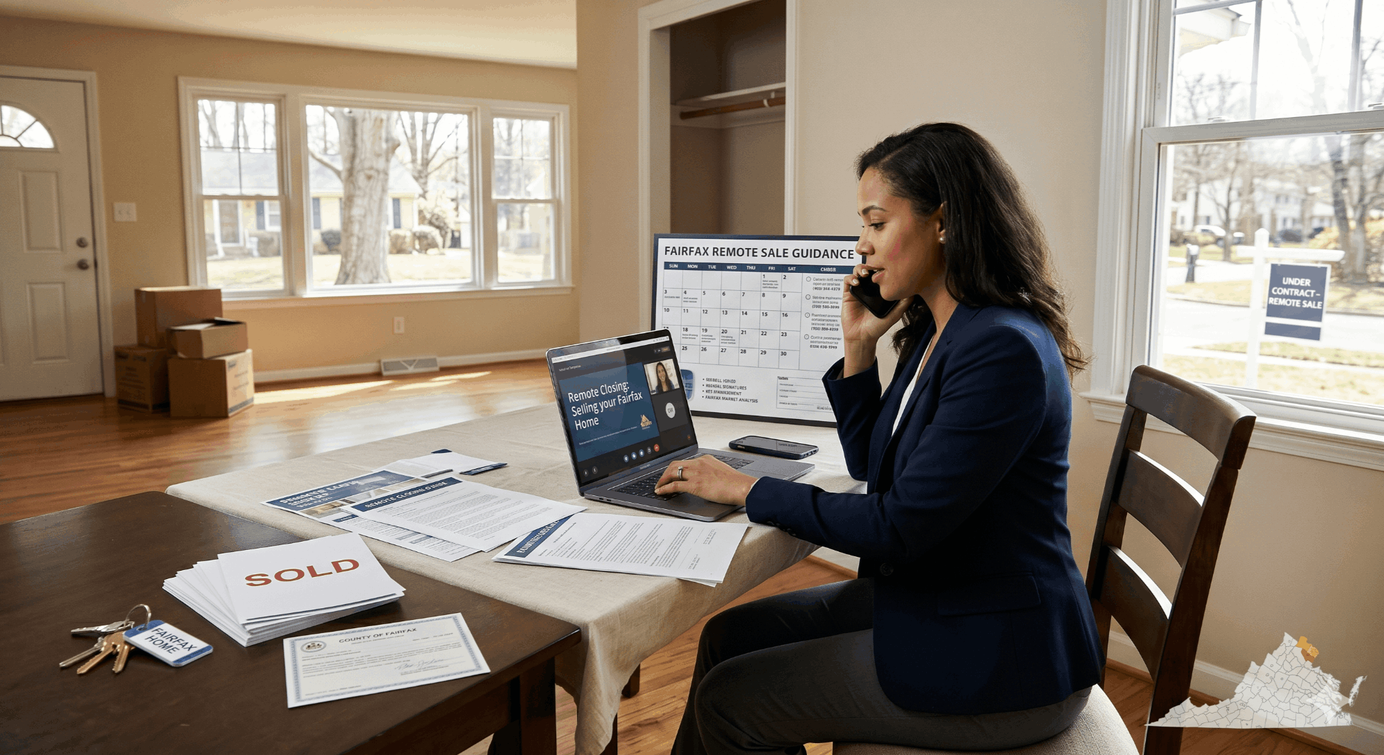 Selling your Fairfax home remotely after moving — guide by The Jamil Brothers Realty Group