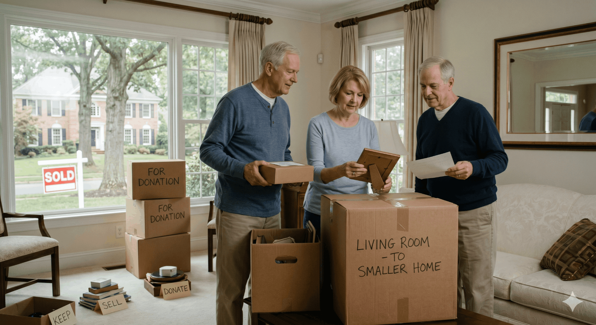 Downsizing in Fairfax VA — selling a larger home and moving to something smaller