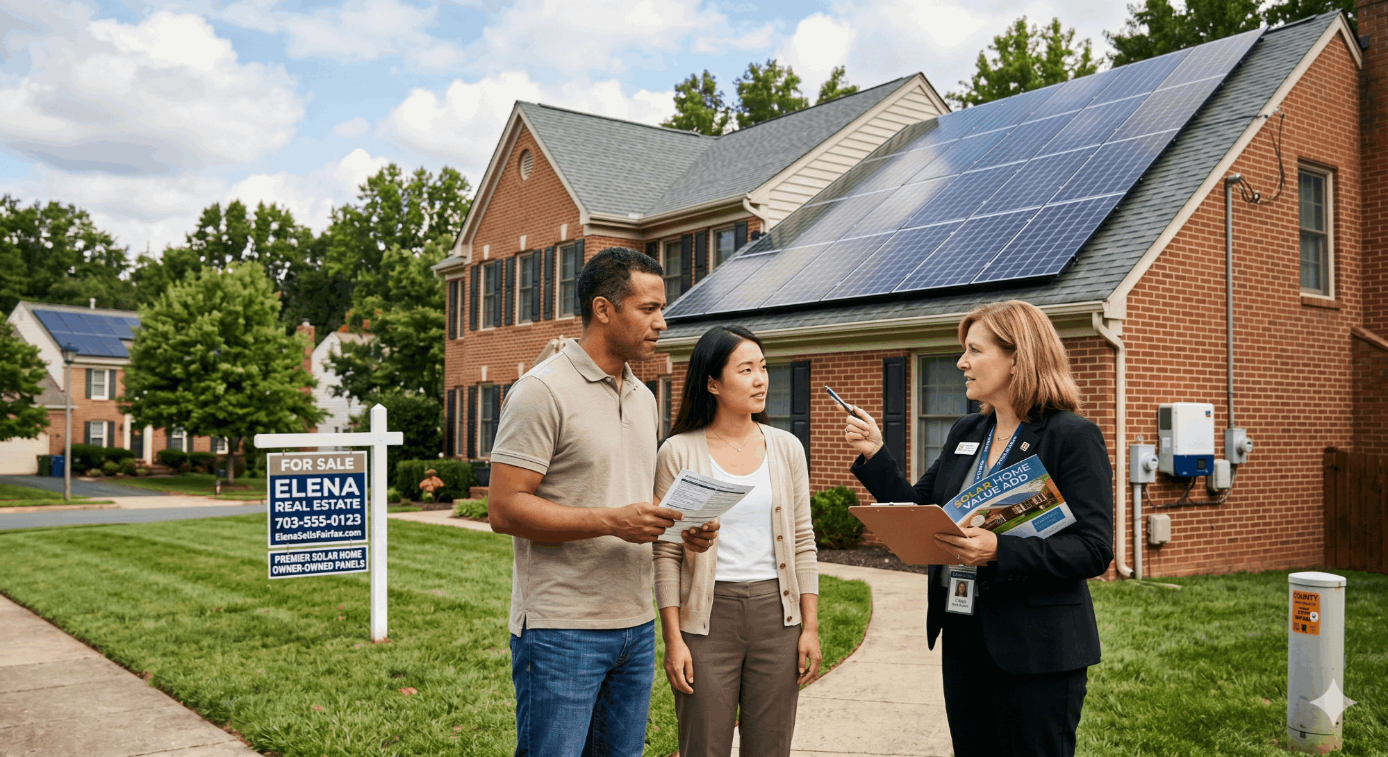 Selling a home with solar panels in Fairfax County, Virginia