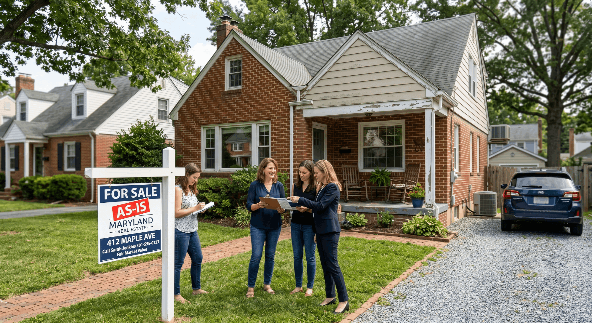 How to sell your house as-is in Maryland for a fair price