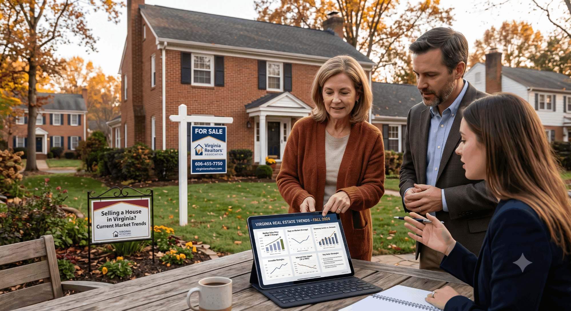 Virginia real estate market trends for home sellers covering home prices, inventory, and mortgage rates