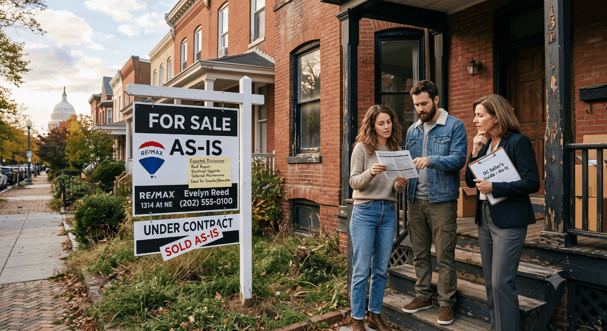 What to expect when selling your house as-is in Washington DC