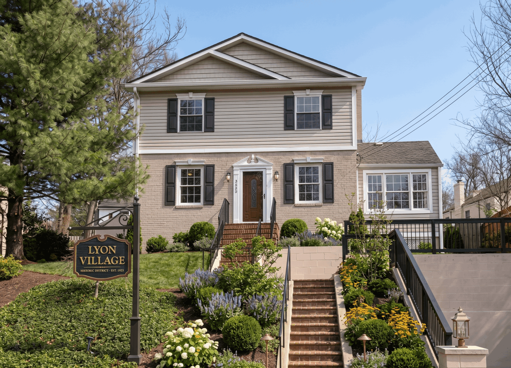 Lyon Village Arlington County charming neighborhood with classic homes