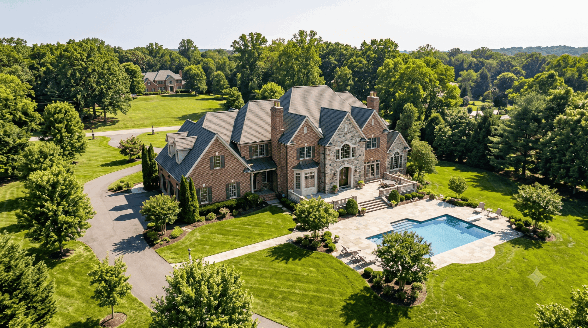 Potomac Maryland estate homes in the Churchill school cluster in Montgomery County
