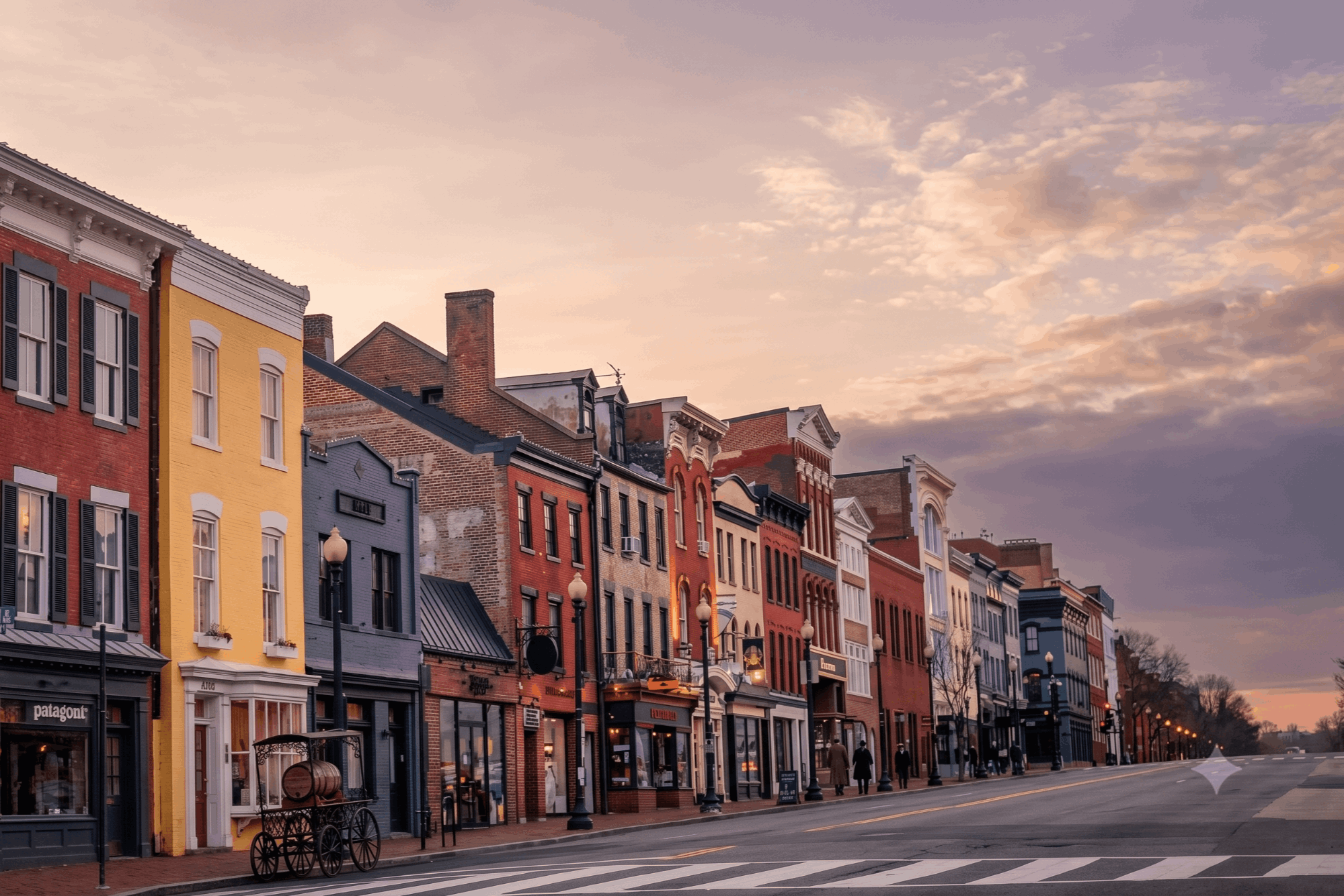 Georgetown Washington D.C. historic rowhomes
