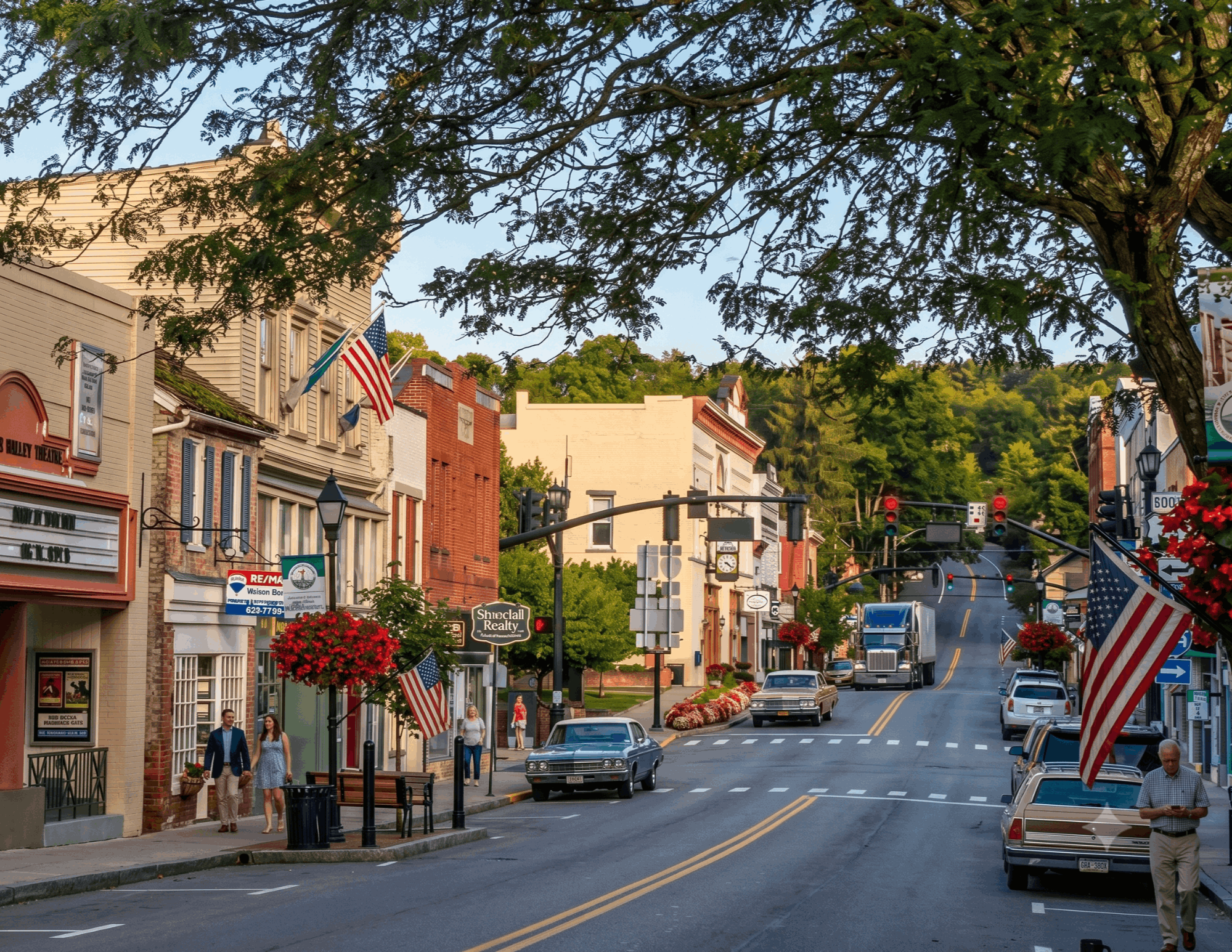 Inwood West Virginia suburban homes south of Martinsburg in Berkeley County