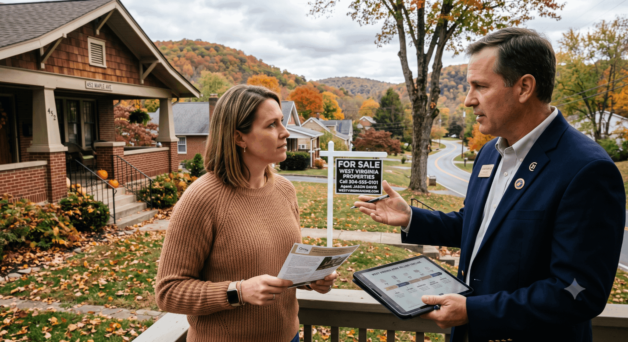 Timeline to sell a house in West Virginia, from listing to closing