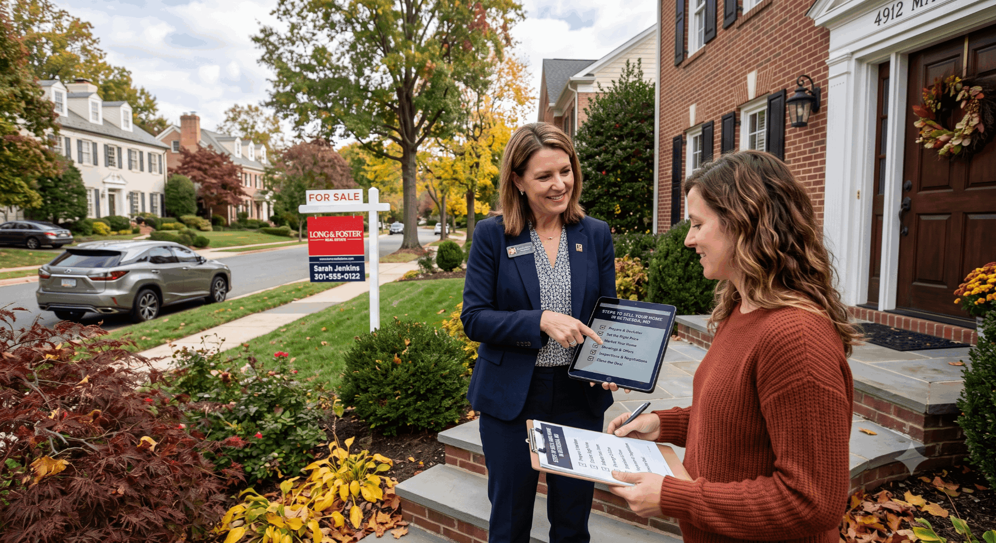 Steps to sell your home in Bethesda MD with a full-service 1.5% listing program