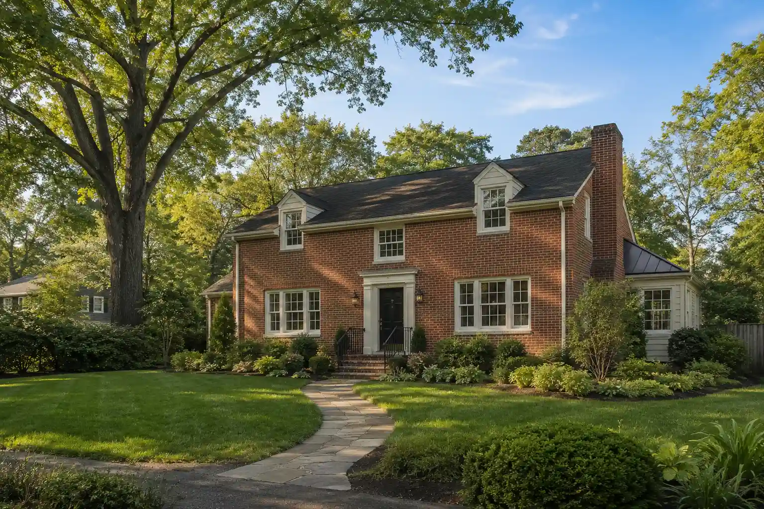 Fort Hunt established mid-century and Colonial homes near Fort Hunt Park and the Mount Vernon Trail, Alexandria VA 22308