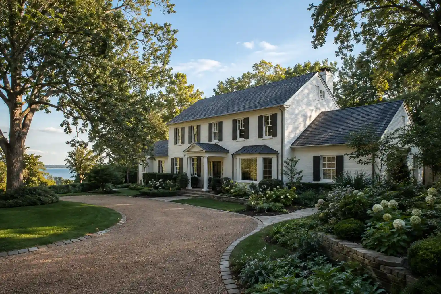 Belle Haven traditional and Colonial Revival homes near the George Washington Parkway and Belle Haven Country Club, Alexandria VA, the prestige neighbor sellers compare against Hollin Hills