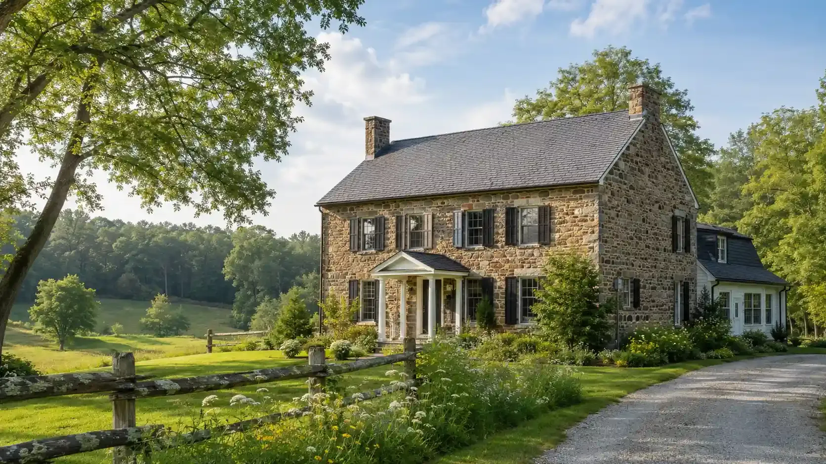 Bull Run Virginia homes near the Manassas National Battlefield Park